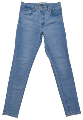 Damen Levis BigE Premium Stretch Jeans Mile High Super Skinny Blau Gr. W 31 L 30