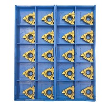 20 PCS 16IR AG60 16ER CNC Lathe Threading Carbide Cutting Tool Insert