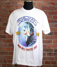 Vintage Eagles Band Hell Freezes Over Tour Concert T Shirt