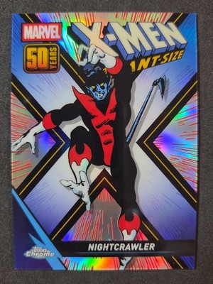 2025 Topps Chrome Marvel, Nightcrawler, X-Men Giant-Soze 50th Anniversary XM-3