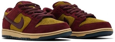 Nike SB Dunk Low Pro Dark Team Red and Olive Flak HQ1625-600 Men's