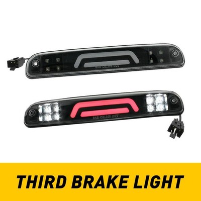 LED Third 3rd Brake Light Smoked Black For 99-16 Ford F250 F350 Super Duty Cargo