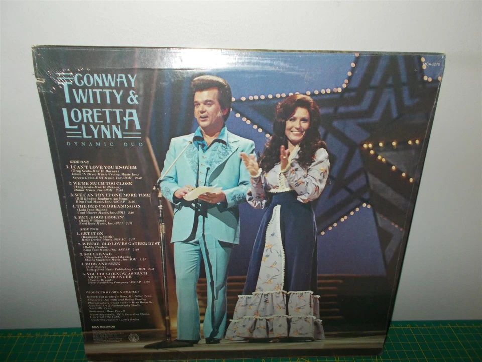 Conway Twitty Loretta Lynn Dynamic Duo MCA Record LP Sealed - Image 2 of 3