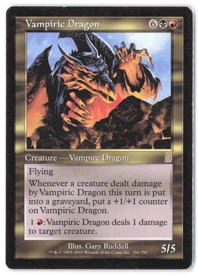 Vampiric Dragon 296 MTG ODY LP