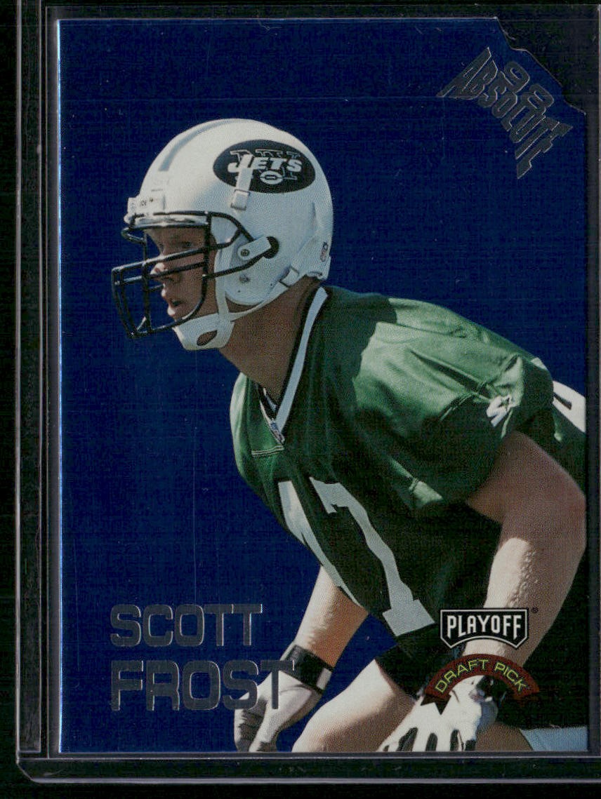 Scott Frost Playoff Absolute Draft Picks #23 Blue Die-Cut