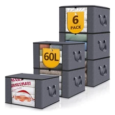 Big Capacity Quilt Clothes Storage Bag Duvet Blanket Sorting Bags Dustproof Clos