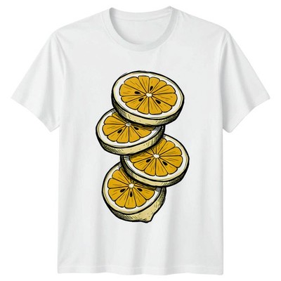 Orange Slice Stack T-Shirt Citrus Fruit