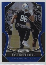 2019 Panini Prizm Rookies Blue Prizm Clelin Ferrell #316 rp9
