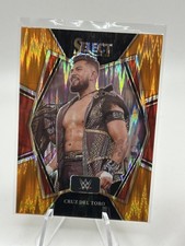 2022 Panini WWE - Orange Flash Prizms - #178 Cruz Del Toro