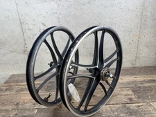 Mongoose 20” Bmx Mag Set Black Mags 3/8” 