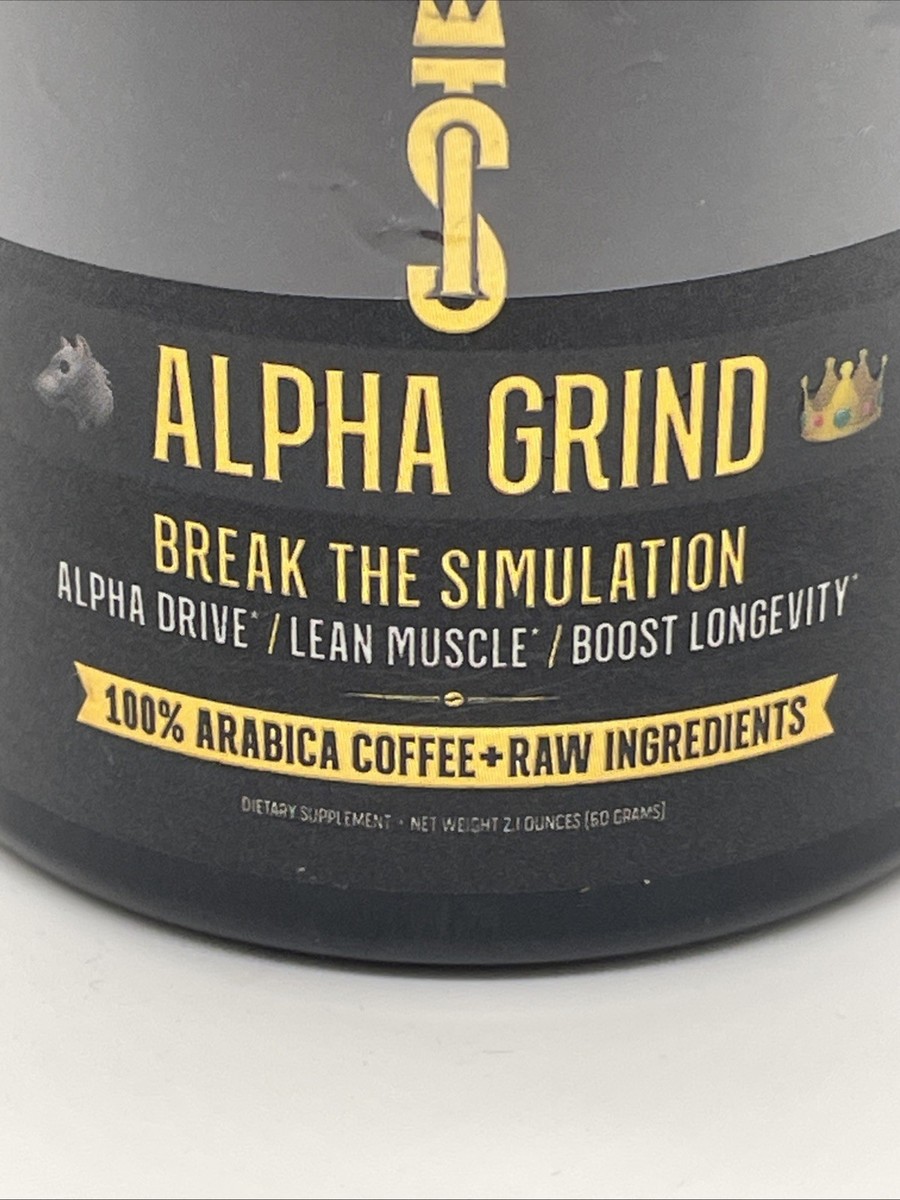 Alpha Grind 100% Arabica Coffee Male Drive Boost Energy Lean