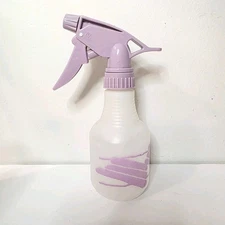 Vtg 8oz Purple Rad Striped Salon Spray Mist Water Bottle by Tolco Toledo Ohio