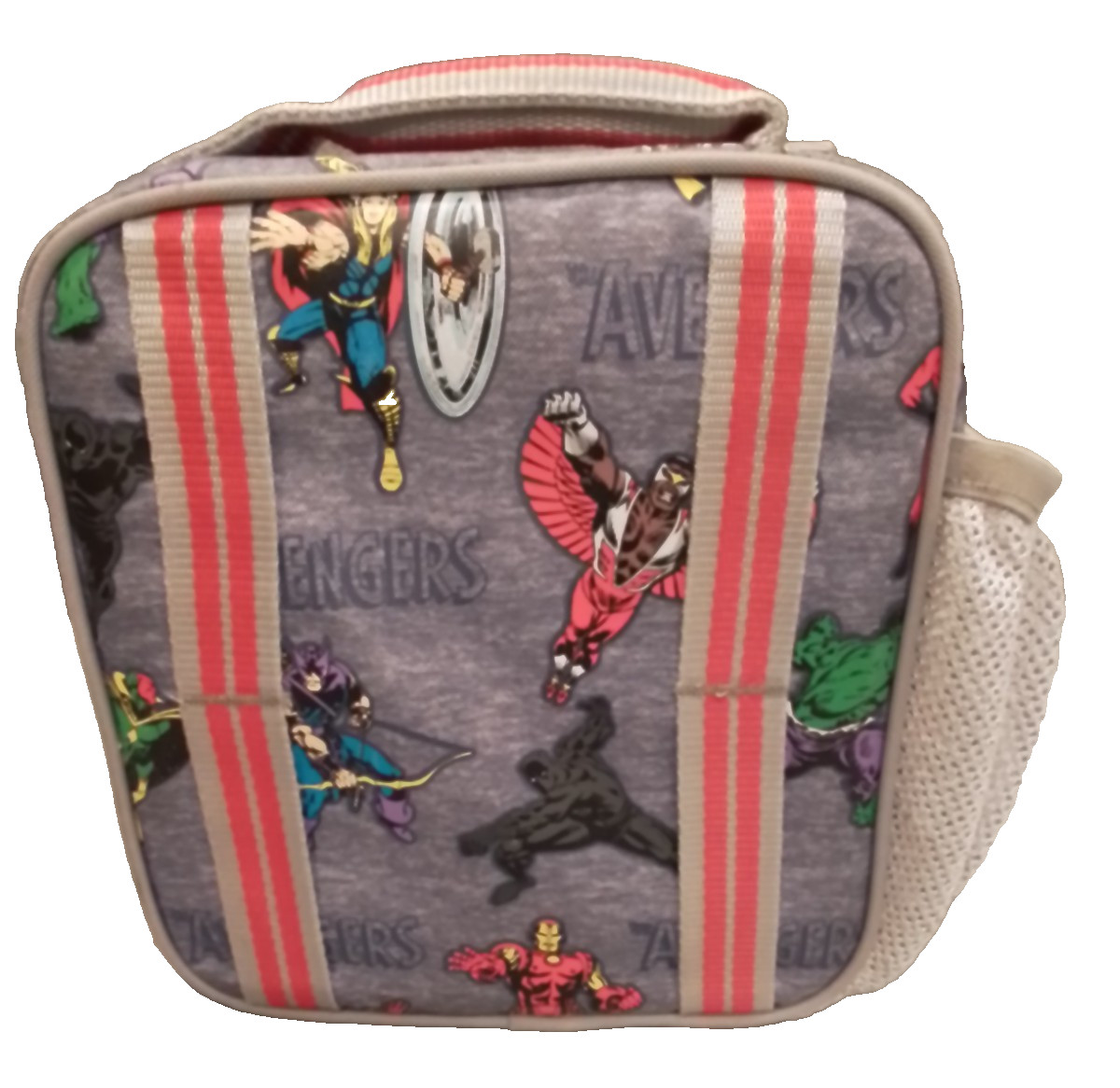 Pottery Barn Kids Marvel Avengers Lunch Box Iron Man Thor Hulk School Bag image 3