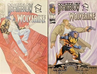 DEATHBLOW and WOLVERINE COMPLETE SET 1-2 IMAGE / MARVEL 1996 NICE!!!