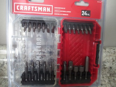 Craftsman 24 pc Screwdriving Set NIP Fathers Day Part #CMAF1215 Free US Shipping