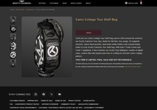 Brand New Scotty Cameron 2026 Camo Collage Tour Staff Bag