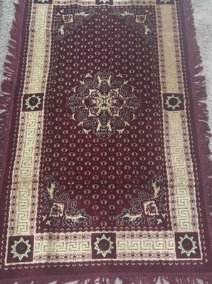 Isik Kadife Turkish Rug Velvet Carpet 4.5 x 2.5  Beautiful EUC Rare Find