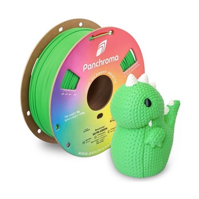 Polymaker Panchroma Satin PLA Filament, Satin Green 1.75mm 3D Printing Filame...