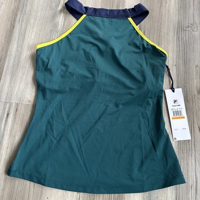 NWT Heritage Halter Tank tennis Pickleball Sports Built In Bra Size S (MSRP $75)