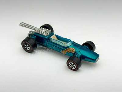 #ad Hot Wheels Redline BRABHAM REPCO F1 Aqua HK TOUGH WHITE Interior Very Nice $499.95