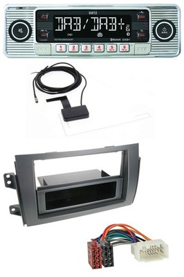 Dietz Bluetooth USB MP3 DAB Car Stereo for Fiat Sedici, Suzuki SX 4