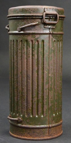 WW2 WK2 WH Gasmaskendose Wehrmacht S & S B 1939 10088 - Foto 4 di 14