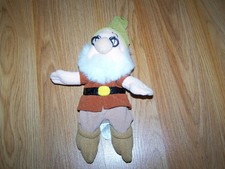 Disney Store Snow White  the Seven Dwarfs Doc Dwarf Bean Bag Plush Doll EUC