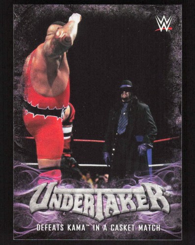 2017 Topps WWE Road To WrestleMania Undertaker Tribute  Undertaker #10 - Picture 1 of 1