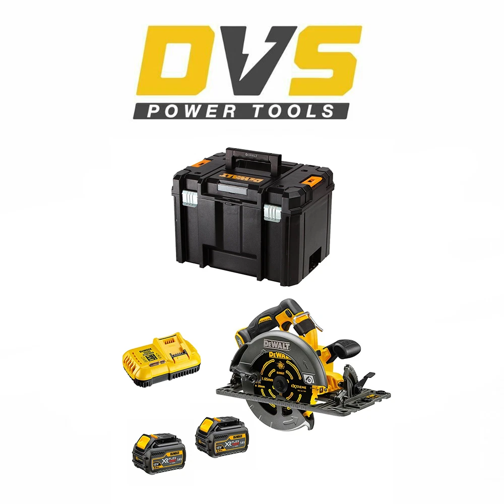 DeWalt DCS579T2 Cordless 54V FlexVolt 190mm Circular Saw 2x6Ah