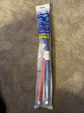 Water Heater Connector Set 3/4FIP x 3/4FIP x 24", Two Coated Stainless Steel NEW