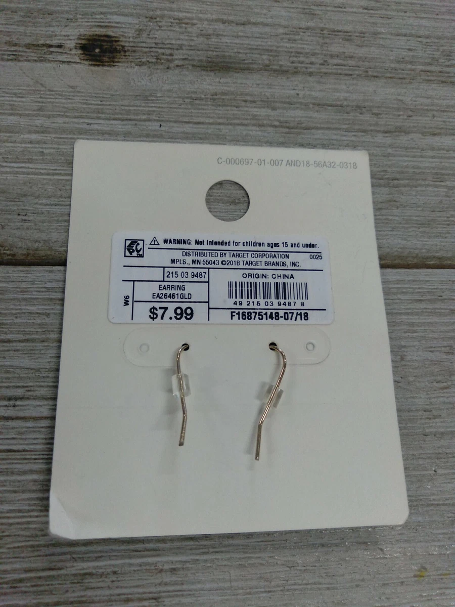 A New Day Nickel Free Leaf Earrings NWT eBay