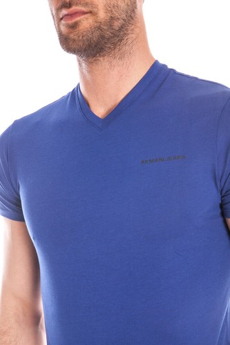 Armani Jeans men's blue sweatshirt t shirt C6H17LL 8 MAKE AN OFFER SL. XL - Picture 3 of 7