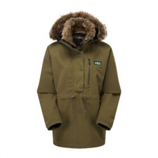 Ridgeline Women's Monsoon Ii Arctic Smock Ladies Waterproof Faux Fur - Teak - Xl