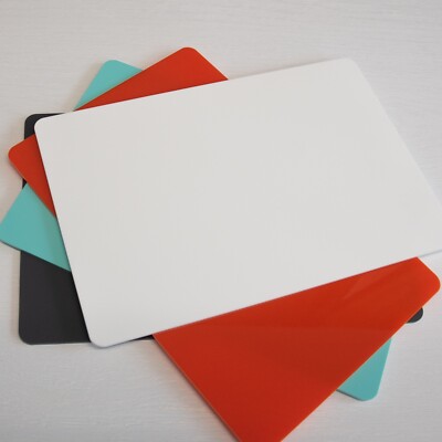 Kunststoff Acryl Tischset, Küche, Esstisch rechteckig Kinder, 35 Farben