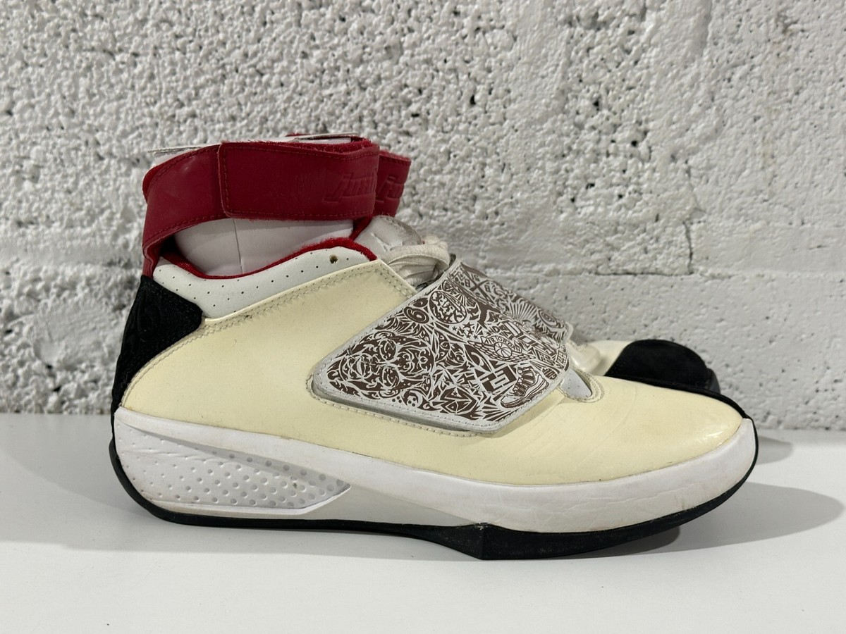 Nike Air Jordan 20 XX OG White Red Black 310456-161 Used GS Nike Air Jordan 20 XX OG White Red Black 310456-161 Used GS