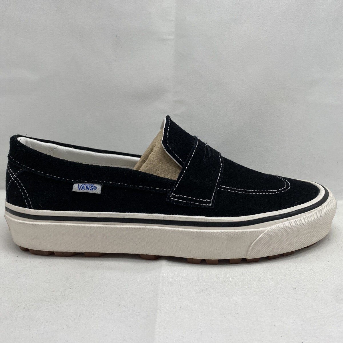 靴 VANS STYLE53 VANS Style 53 Dx Slip-On, Mens Sz 8.5 / Womens 10 Suede Black