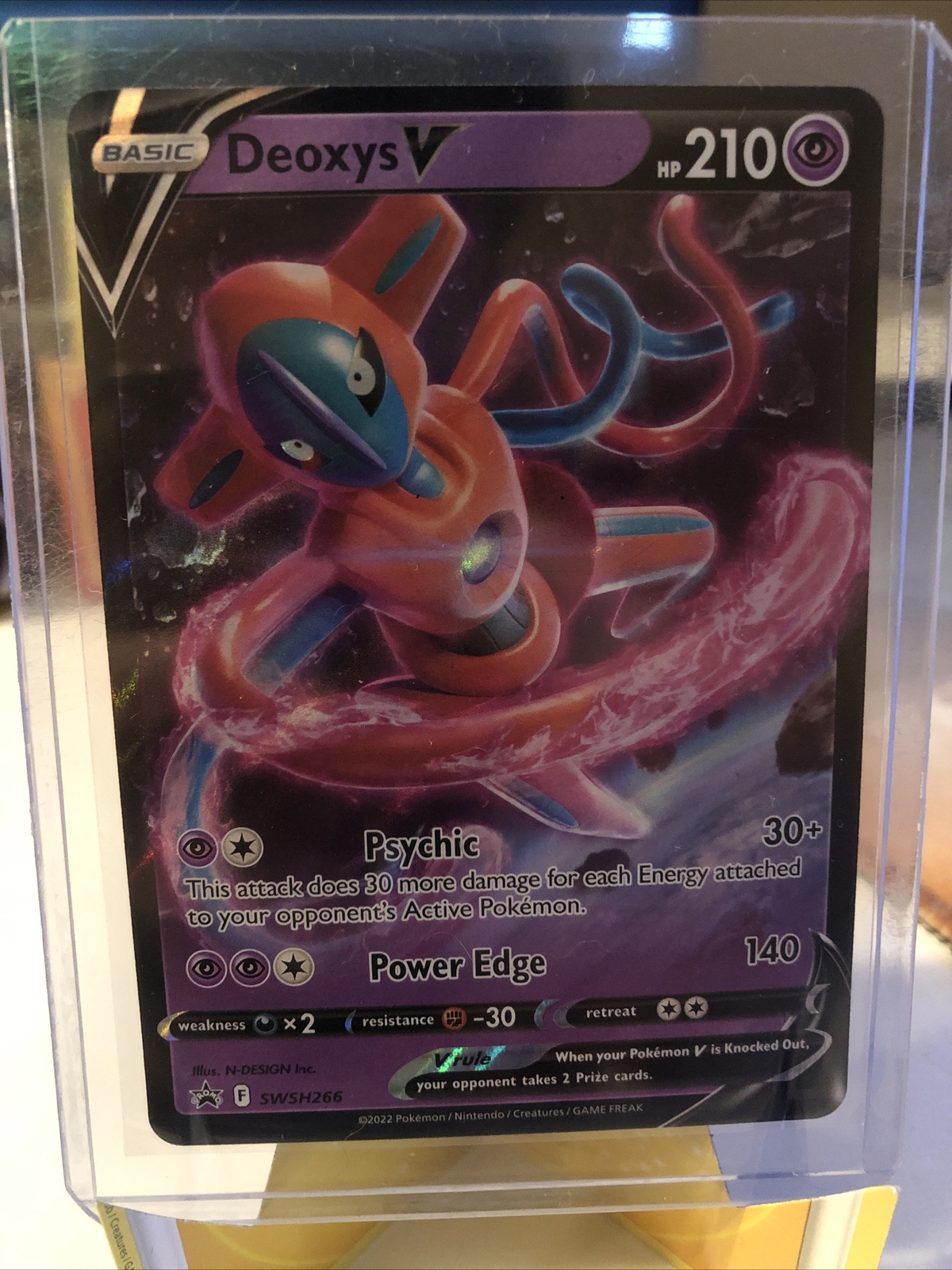 Pokémon TCG Deoxys V SWSH Black Star Promos SWSH266 Holo Promo NM/M
