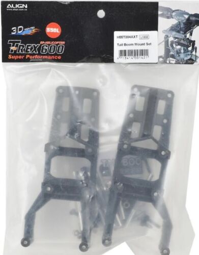 Align/T-Rex Helicopters 550L/550X/600N/600L Tail Boom Mount Set H55T004AX - Picture 2 of 2
