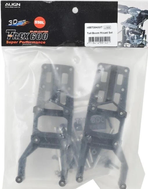 Align/T-Rex Helicopters 550L/550X/600N/600L Tail Boom Mount Set H55T004AX - Image 2 of 2