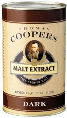 Coopers flüssiger Malzextrakt - hell, bernsteinfarben, dunkel, Weizen 1,5 kg Hausbrauen x 4