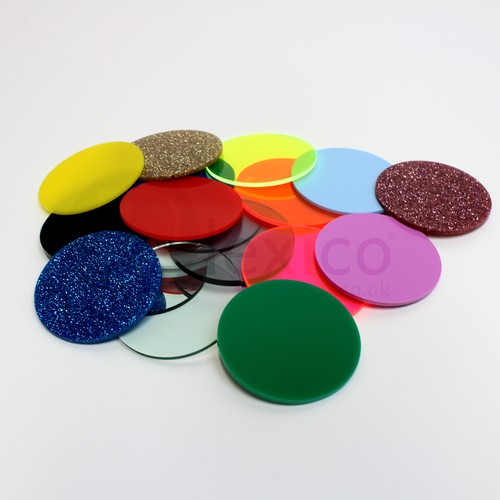 Perspex Disc Plastic Circles / Laser Cut Acrylic Disc ALL SIZES / Cut to Size eBay