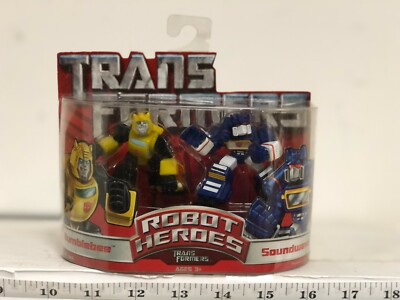 Transformers Robot Heroes BUMBLBEE and SOUNDWAVE 