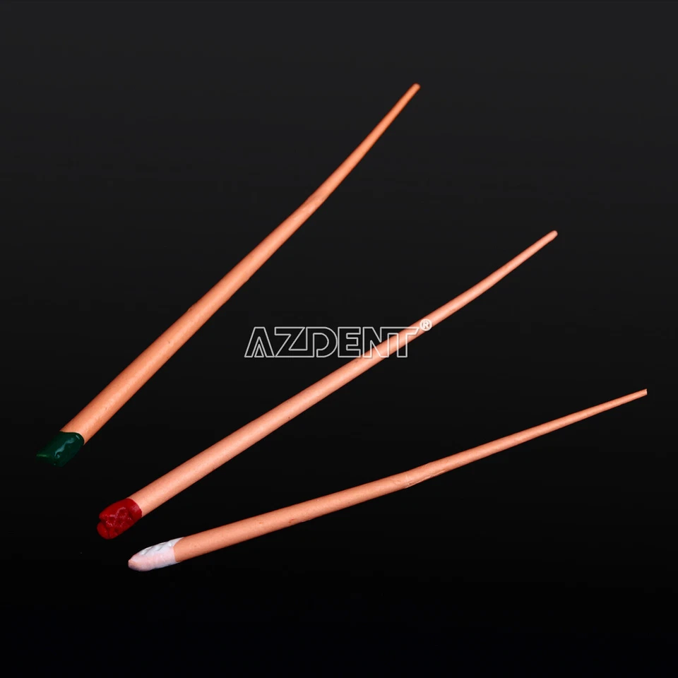 AZDENT Dental Gutta Percha Points Taper 0.02/0.04/0.06 15#-40# para uso final Foto 3 de 4