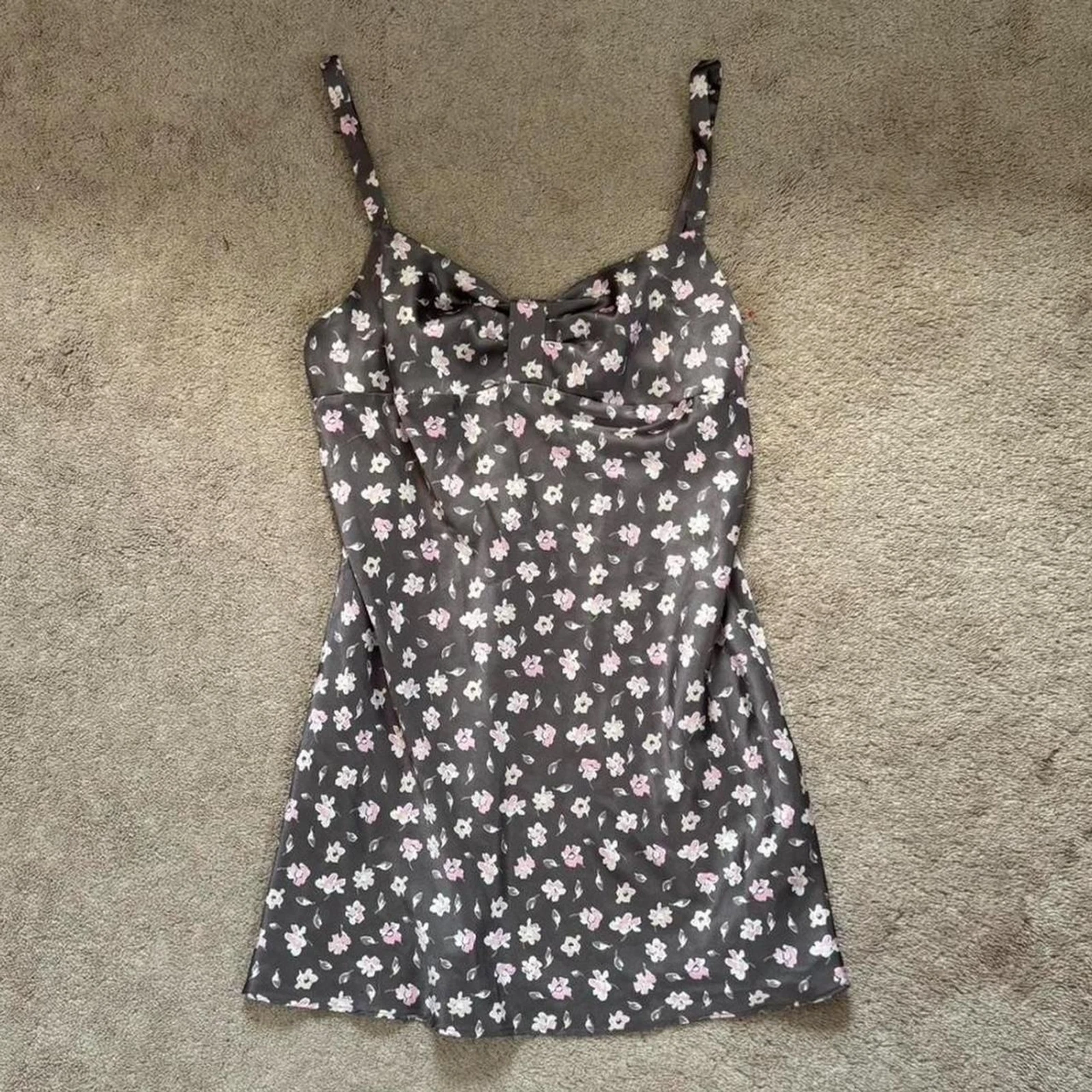 UNDERCOVER Abito donna Victoria's secret grigio e rosa floreale