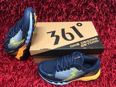 Baskets De Sport 361° Yushan 2 Pour Femme - Taille 39 - Bleu - Neuf Avec Boîte