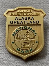 Unique Issue ALASKA GREATLAND NATIONAL PARK JUNIOR RANGER BADGE Arctic Denali