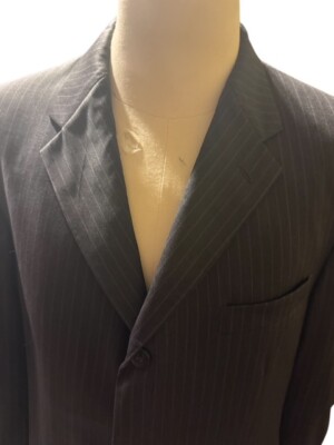Kenneth Cole Unlisted 100% Worsted Wool Charcoal With Nave  display picture 2
