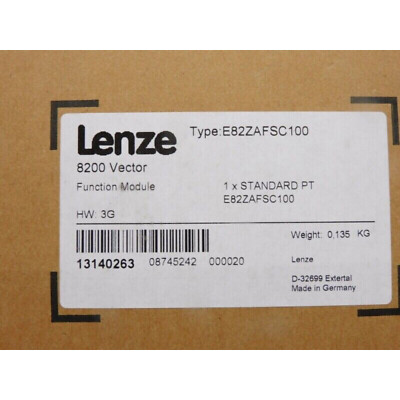 US Free TAX Lenze 8200 Vector Function Modules E82ZAFSC100