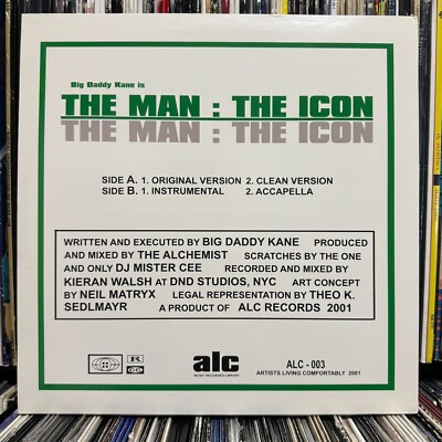 BIG DADDY KANE + THE ALCHEMIST - THE MAN: THE ICON (12