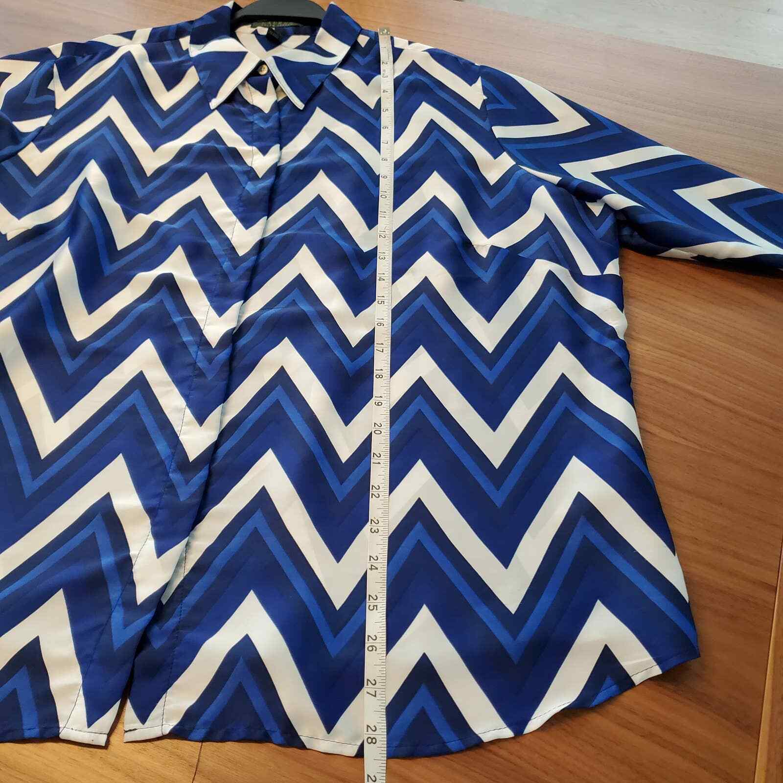 Lauren Ralph Lauren Womens Zig Zag Pattern Long Sleev… Gem